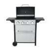 SEVOBAL Outdoor Grills, Griddles And Smokers 4 Burner Propane Gas Grill, BTU Outdoor BBQ With Foldable Side Tables, Black, 25.6"*17.7"*14.6" -Household Items GUEST d1bc4c94 b636 4187 ab12 2296092174df