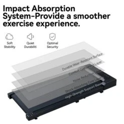 SEVOBAL Walking Pad Running 2.5HP Cushioned Belt Folding Portable Treadmill Spacious Surface Under Desk For Home Gym Office, Black, 45.7"*19.1"*4.2" -Household Items GUEST d69b087f a387 4b72 ace1 af2f8c204828