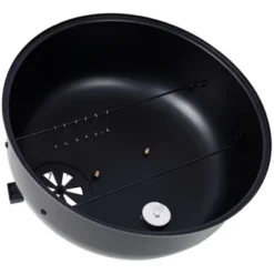 SEVOBAL Grill Cookware 3-in-1 Vertical Charcoal Smoker Grill, Portable BBQ Smoker For Camping, Backyard Cooking, Black, 20.25"*16.88"*32.63" -Household Items GUEST d7211624 becc 40d8 93cc d4480cdeb5e0