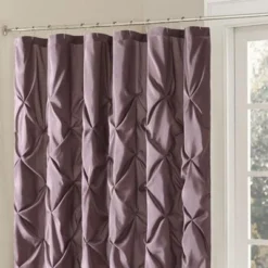 SEVOBAL Shower Curtain Tufted Semi-Sheer Fabric With Textured Detail For Bathroom Decor, Purple, 72"*72"*0.13" -Household Items GUEST de539603 44da 4ac5 8df0 b0188c0048ed