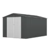 SEVOBAL Storage Sheds Hinge Portal Outside Storage Room With All-Weather Design Metal Tool Shed For Backyard, Patio, Lawn, Gray, 101.6"*142.1"*80.1" 1 SEVOBAL Storage Sheds Hinge Portal Outside Storage Room With All-Weather Design Metal Tool Shed For Backyard, Patio, Lawn, Gray, 101.6"*142.1"*80.1" -Household Items GUEST df76ac5f 171d 4753 bb90 c3e0cc1c8ffc
