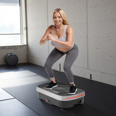 SEVOBAL Full Body Vibration Platform With Resistance Bands Crazy Fitness Massage Shaking Machine Lymphatic Drainage Weight Loss , Gray, 7 SEVOBAL Full Body Vibration Platform With Resistance Bands Crazy Fitness Massage Shaking Machine Lymphatic Drainage Weight Loss , Gray, - Image 5