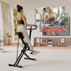Sevobal Home Gyms Multifunctional Squat Rider Machine, Ideal For Home Use And Individuals, Facilitating Full Body Fitness, Black, 33.1"*23"*51"