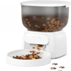 SEVOBAL Pet Bowl 4L Capacity Smart Food Dispenser For Cats And Small Dogs, Hands Free For Pet Owned Family In Daily Life, White, 9.45"*7.87"*7.68" -Household Items GUEST ecba388b 04ad 48d4 9171 7ca1ded49214