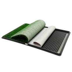 SEVOBAL Pet Training Pads And Potties Large Dog Potty Patch With Grass For Pet Training, Washable Indoor And Outdoor Puppy Pee Pad, Green, 30“*20”*1“ -Household Items GUEST f00f5225 0528 4698 91b8 9781ecbc5911