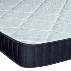 SEVOBAL Mattresses High Density Foam Mattress With Waterproof Cover And Breathable Quilted Fabric For Bedroom, Black And Blue, 75"*54"*6"