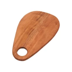 SEVOBAL Serving Platters Handmade Teak Wood Cheese And Bread Board With Natural Symmetry Modern Design For Cakes, Appetizers, Brown, 10"*16"*0.62" -Household Items GUEST f3e80494 d127 459e af0a 13fb31ccb748