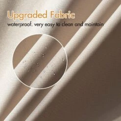 Sevobal Patio Umbrellas Outdoor Patio Retractable Pergola With Canopy Sun Shelter Pergola For Gardens, Terraces, Backyard, Beige, 157"*59"*89.37"