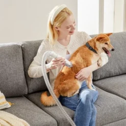 SEVOBAL Pet Grooming Tools Low Noise Pet Hair Trimmer, Professional Dog Grooming Clippers,3 Suction Modes, White, 13.2"*5.9"* 8.1"