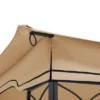 Sevobal Patio Umbrellas Outdoor Patio Gazebo Replacement Canopy, Double Tiered Gazebo Tent Roof Top Cover Only , Brown, 139.76"*116.14"*69.29" -Household Items GUEST f7793681 0d70 4f74 829a d3ee49fac620