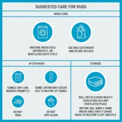 SEVOBAL Bathroom Rugs Bath Mat Rug Home Decor Carpet Shower Mat Non-Skid For Bathtub Side Floor Shower Room Bathroom, Blue, 34"*21"*0.5" -Household Items GUEST f7a7d7c1 6aa2 4593 b5e6 9e0861c27372 1