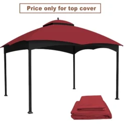 Sevobal Patio Umbrellas Patio Replacement Canopy Top For Backyard, Garden, Lawn, Heavy Duty Gazebo Roof Gazebo Top , Red, 150"*128.15"*33" -Household Items GUEST f81afe13 1861 44c1 958d b113060132ef
