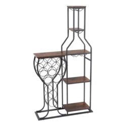 SEVOBAL Racks Versatile Use Five Tier Bakers Rack Durable Construction Multi-Room Function For Rooms, Antique Brown, 28.74"*9.53"*53.94" -Household Items GUEST f9ea015a cb9f 477d a8ef 2cac5da30790
