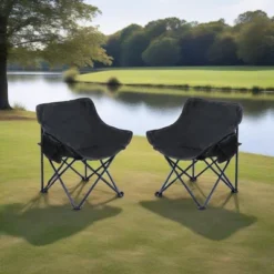 Sevobal Outdoor Portable Chairs 2PCS Folding Camping Chair Set With Side Pocket And Carry Bag For Patio Lawn Garden Deck, Black, 16.5"*20.1"*25.6" 9 Sevobal Outdoor Portable Chairs 2PCS Folding Camping Chair Set With Side Pocket And Carry Bag For Patio Lawn Garden Deck, Black, 16.5"*20.1"*25.6" -Household Items GUEST ff51e9de 9e85 4fd8 81ff 2a498b3781c3